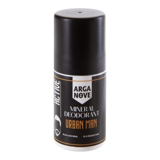 ARGANOVE Dezodorant mineralny ałunowy URBAN MEN roll-on 50 ml