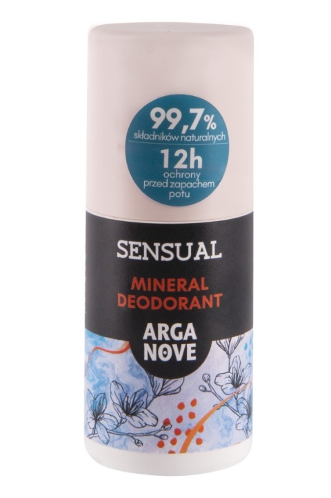 ARGANOVE Dezodorant roll-on ałunowy z olejem arganowym SENSUAL 50 ml