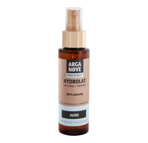 ARGANOVE Hydrolat do ciała, twarzy i włosów ALOESOWY 100 ml
