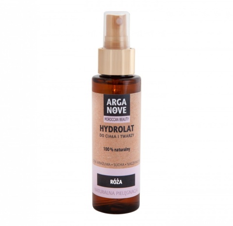 ARGANOVE Hydrolat do ciała, twarzy i włosów RÓŻANY 100 ml