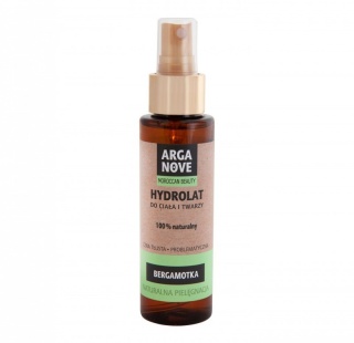 ARGANOVE Hydrolat do ciała, twarzy i włosów z BERGAMOTKI 100 ml