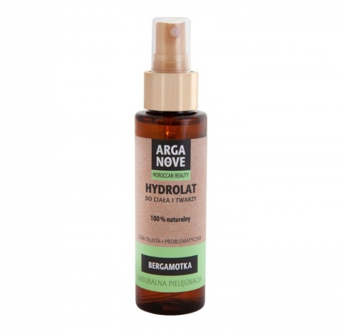 ARGANOVE Hydrolat do ciała, twarzy i włosów z BERGAMOTKI 100 ml