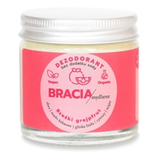 BRACIA MYDLARZE Naturalny dezodorant w kremie bez sody grejpfrut 60 ml