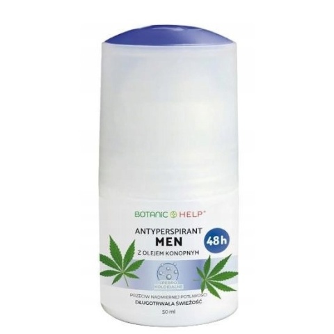 Botanic Help Antyperspirant MEN 48h z olejem konopnym 50 ml