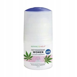 Botanic Help Antyperspirant WOMEN 48h z olejem konopnym 50 ml