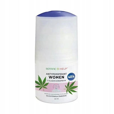 Botanic Help Antyperspirant WOMEN 48h z olejem konopnym 50 ml