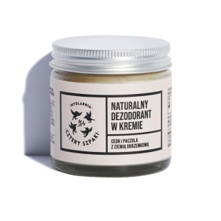 Cztery Szpaki Dezodorant w kremie Cedr i Paczula 60 ml