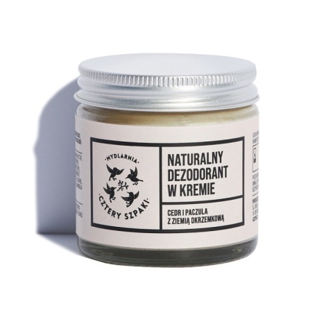 Cztery Szpaki Dezodorant w kremie Cedr i Paczula 60 ml