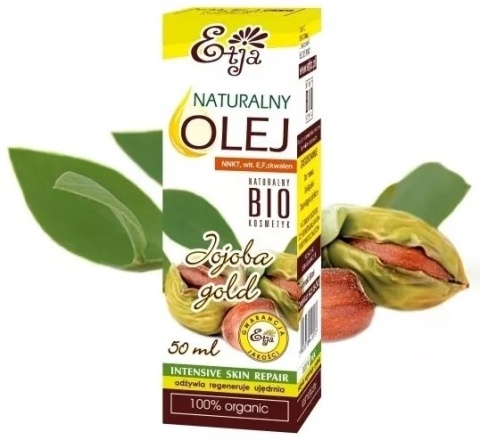 ETJA Olej jojoba gold naturalny BIO 50 ml
