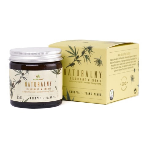 HEMPKING Naturalny dezodorant konopny z CBD wanilia i ylang-ylang 65 g