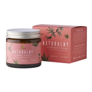 HEMPKING Naturalny dezodorant w kremie z CBD grejpfrut i pomarańcza 65 g