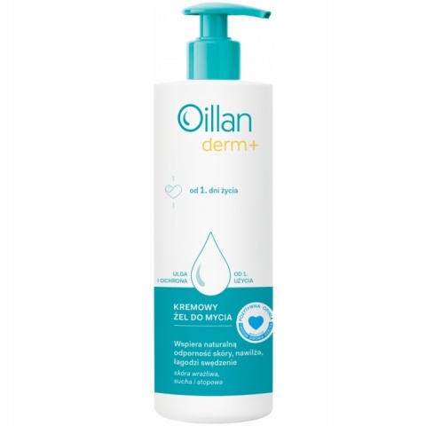 OILLAN Derm+ Kremowy żel do mycia 400 ml