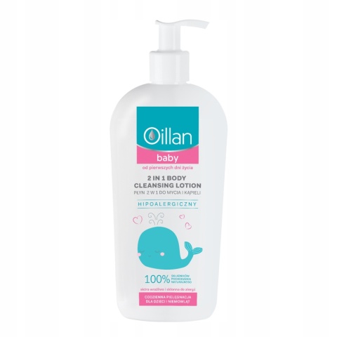 Oillan Baby płyn do mycia i kąpieli 2 w 1 750 ml