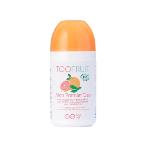 TOOFRUIT Dezodorant w kulce dla dzieci GREJPFRUT I MIĘTA od 5. roku życia 50 ml