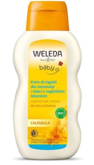 WELEDA BABY Krem do kąpieli dla niemowląt i dzieci z nagietkiem 200 ml