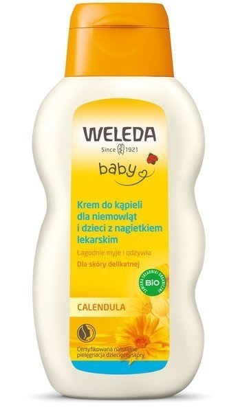 WELEDA BABY Krem do kąpieli dla niemowląt i dzieci z nagietkiem 200 ml