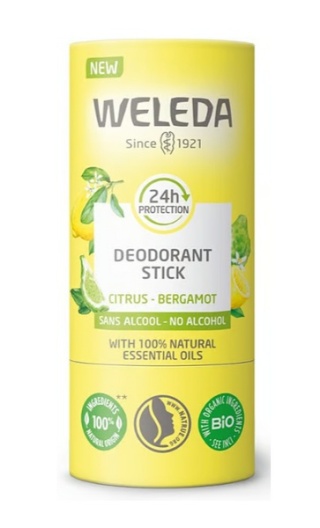 WELEDA Dezodorant w sztyfcie CYTRYNA i BERGAMOTKA 50 g