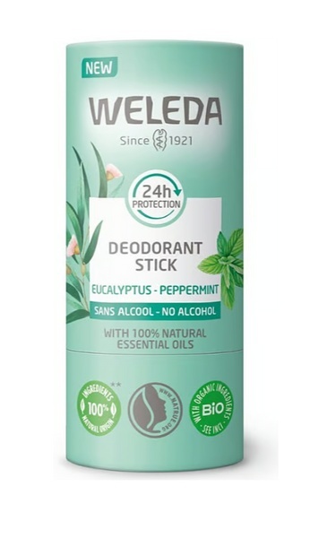 WELEDA Dezodorant w sztyfcie EUKALIPTUS i MIĘTA PIEPRZOWA 50 g