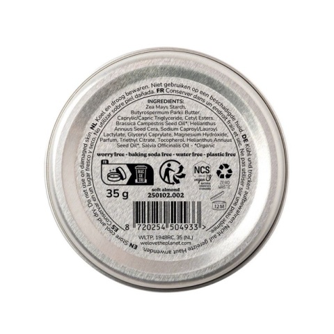 We love the planet Dezodorant w kremie Soft Almond 35 g