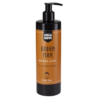ARGANOVE Naturalne oliwne mydło pod prysznic dla mężczyzn URBAN MEN 400 ml