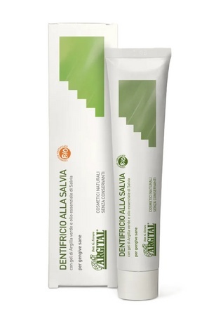 ARGITAL Pasta do zębów z szałwią i zieloną glinką na zdrowe dziąsła 75 ml