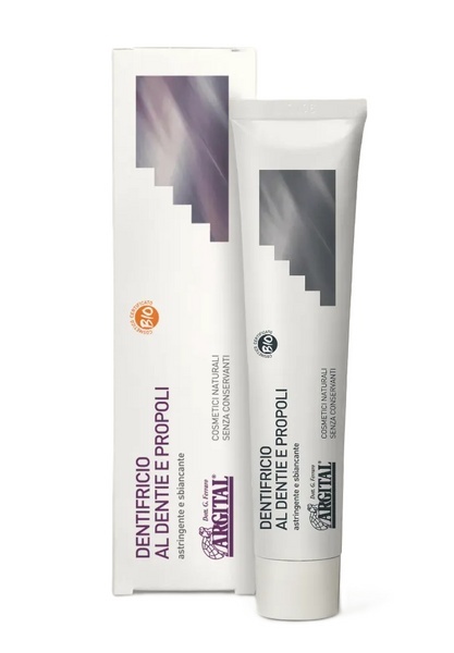 ARGITAL Wybielająca pasta do zębów z węglem drzewnym i propolisem 75 ml