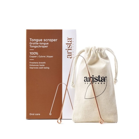 ARISTA AYURVEDA Miedziany skrobak do czyszczenia języka