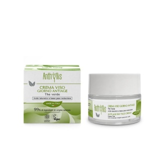 Anthyllis Krem do twarzy ANTI-AGE na dzień z zieloną herbatą i kwasem hialuronowym