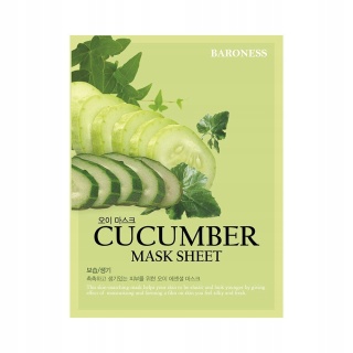 BARONESS maska w płachcie z ekstraktem z ogórka 21g