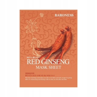 BARONESS ujędrniająca maska w płachcie z ekstraktem z żeń-szenia 21g