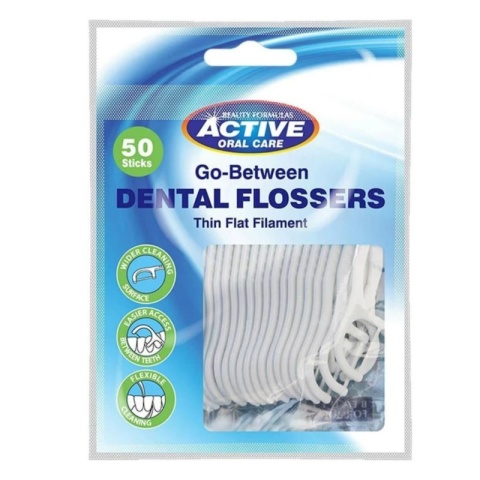 BEAUTY FORMULAS Niciowykałaczki do przestrzeni międzyzębowych 50 szt.