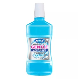 BEAUTY FORMULAS Płyn do płukania ust ICE BLUE z fluorem bez alkoholu 500 ml