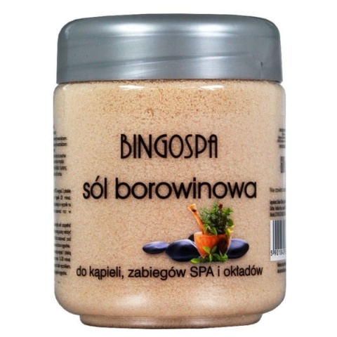 BINGOSPA Sól borowinowa do kąpieli, zabiegów SPA i okładów 600 g