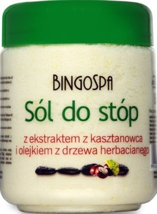 BINGOSPA Sól do stóp z kasztanowcem 550 g