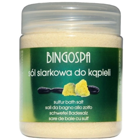 BINGOSPA Sól siarkowa do kąpieli 550 g