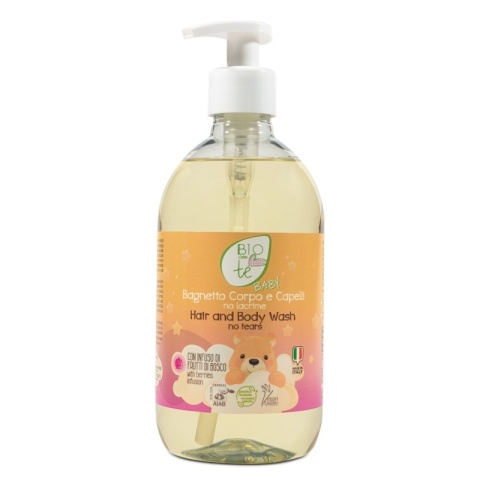 BIOCONTÈ BABY Płyn do kąpieli dla dzieci i niemowląt do ciała włosów 500 ml