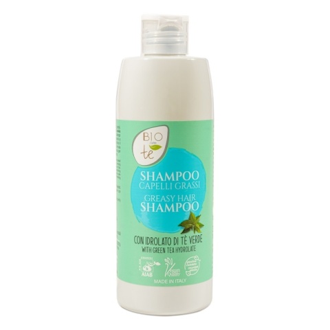BIOCONTÈ Szampon do włosów tłustych z hydrolatem z zielonej herbaty 300 ml