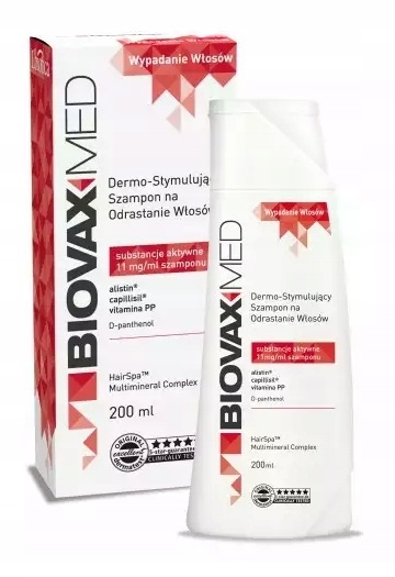 BIOVAXMED szampon stymulujący odrastanie włosów