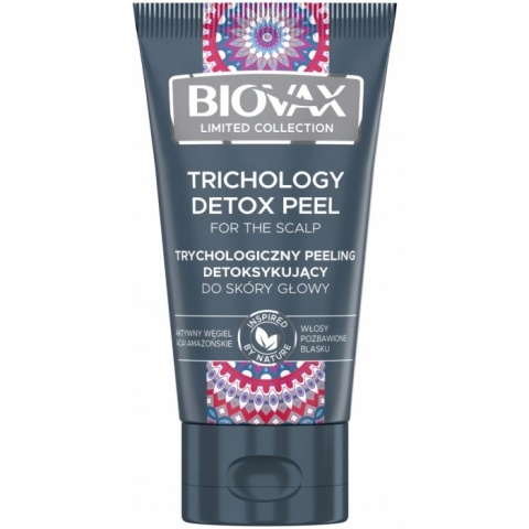 BIOVAX Peeling trychologiczny węgiel + Acai