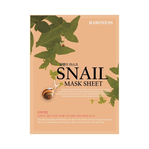 Baroness Regenerująca maska w płachcie z filtratem ze śluzu ślimaka 21 g