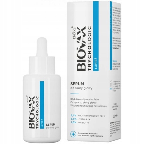 Biovax Trychologic łupież serum do skóry głowy