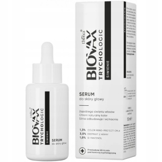 Biovax Trychologic siwienie serum do skóry głowy
