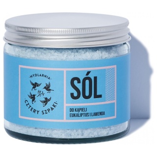 Cztery Szpaki Sól do kąpieli Eukaliptus i Lawenda 320 g