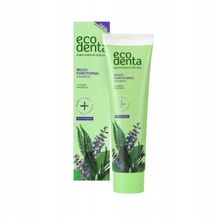 ECODENTA Multifunkcyjna pasta do zębów z wyciągiem z 7 ziół i fluorem