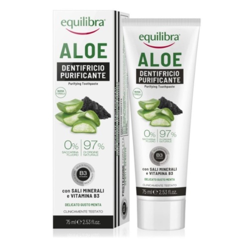 Equilibra Pasta do zębów z węglem aktywnym 75 ml