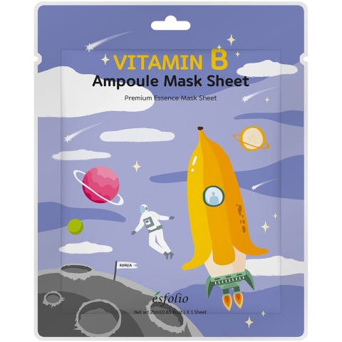 Esfolio maska w płachcie z witaminą B 25 ml