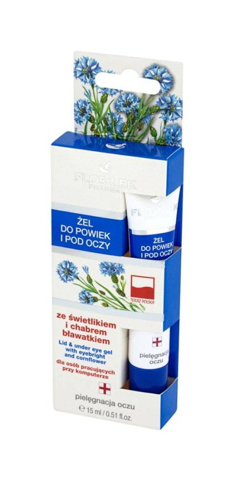 Floslek Żel do powiek i pod oczy ze świetlikiem i chabrem