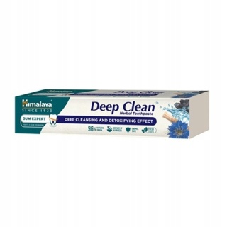 HIMALAYA Pasta do zębów deep clean z węglem aktywnym 75ml