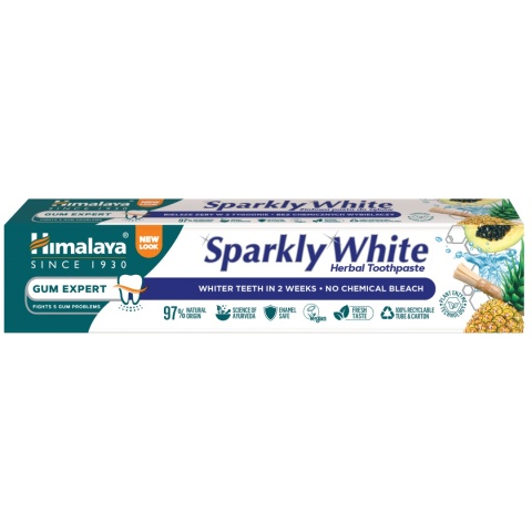 HIMALAYA Ziołowa pasta wybielająca Sparkly White