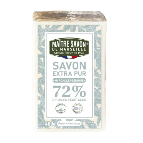 MAITRE SAVON DE MARSEILLE Mydło naturalne do mycia ciała i sprzątania 400 g